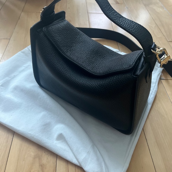 The Horse Clementine Bag in Black & Gold - Picture 3 of 6